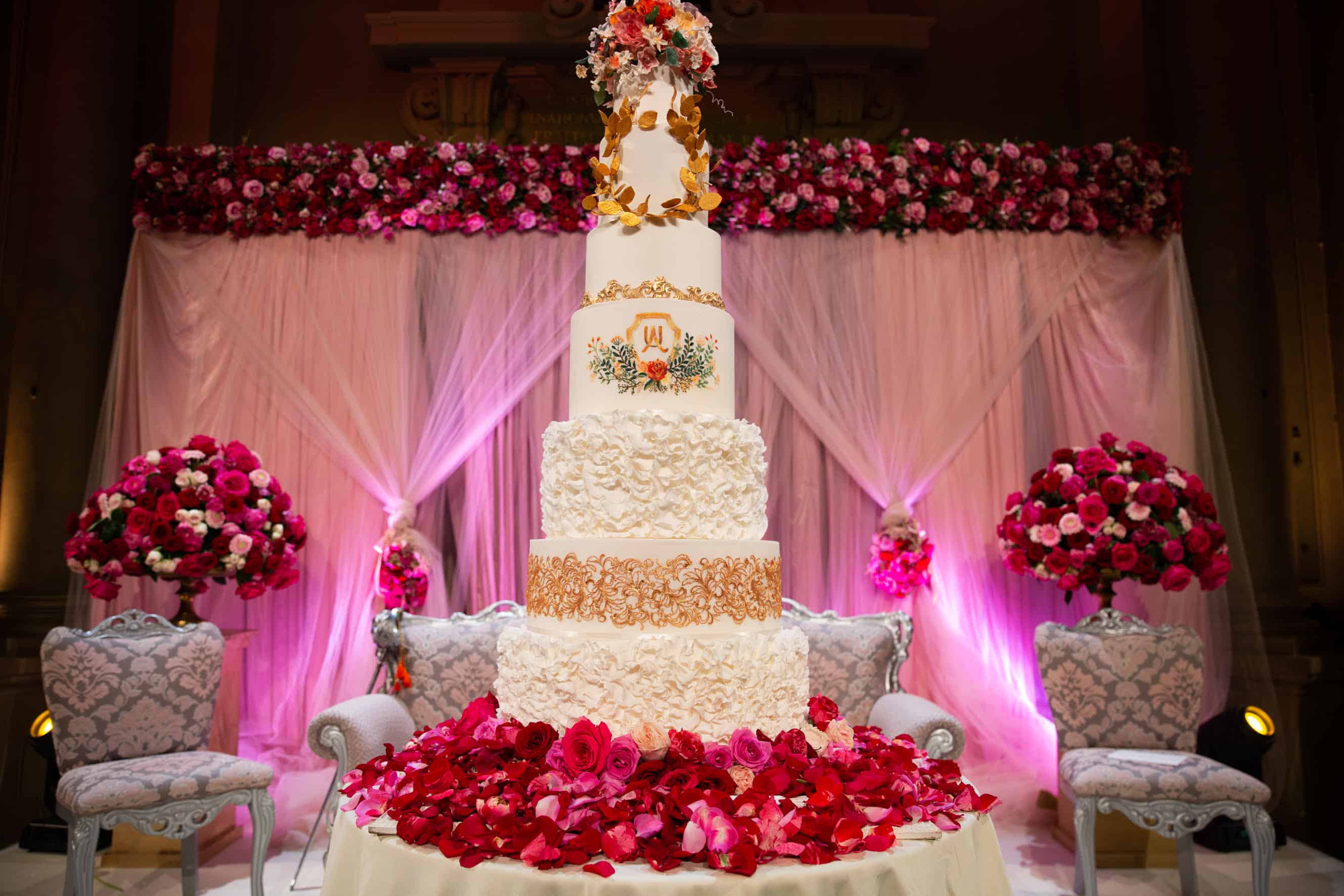 torta a piani per il matrimonio pakistano a Firenze