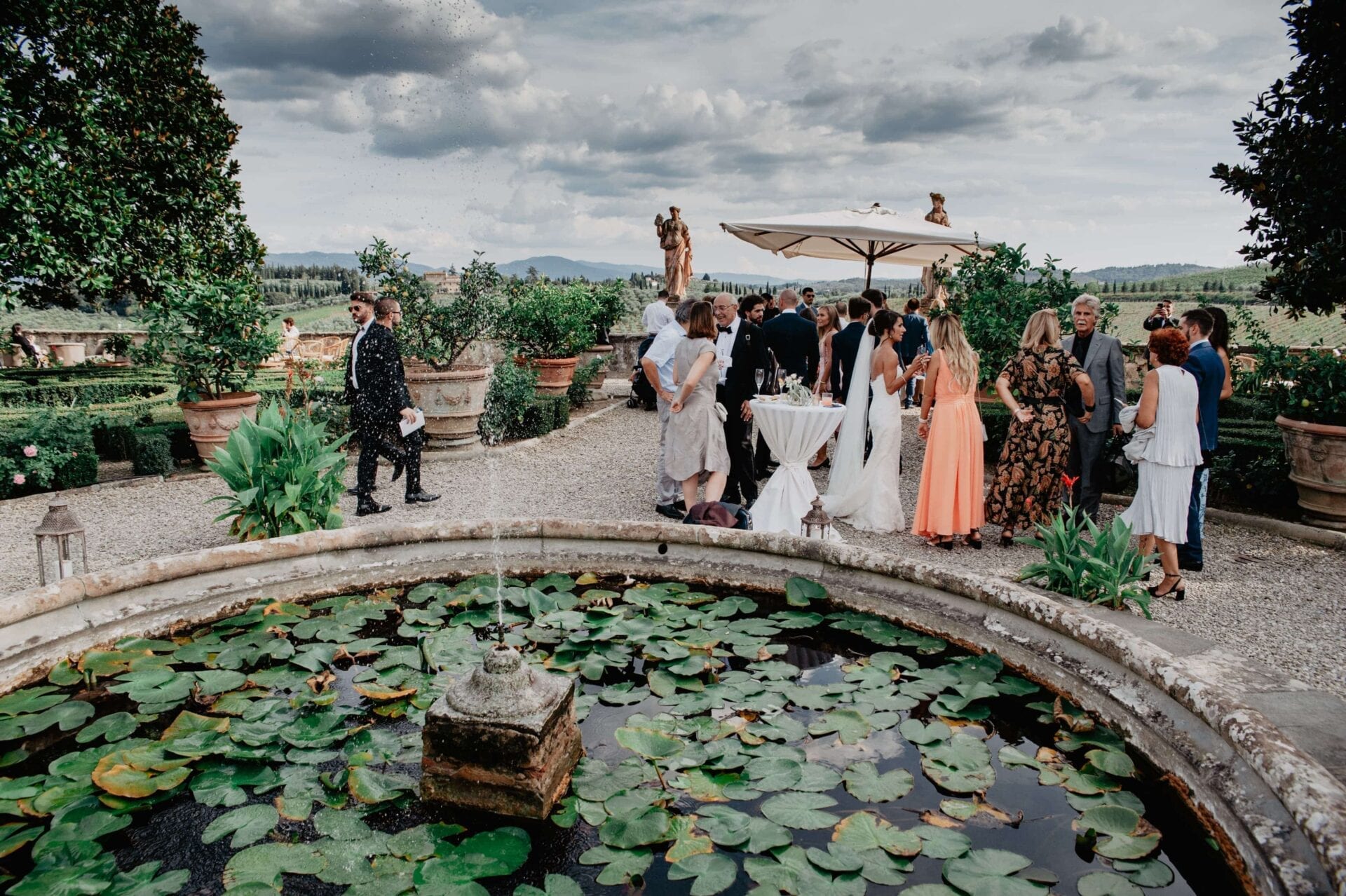 matrimonio in giardino all'italiana
