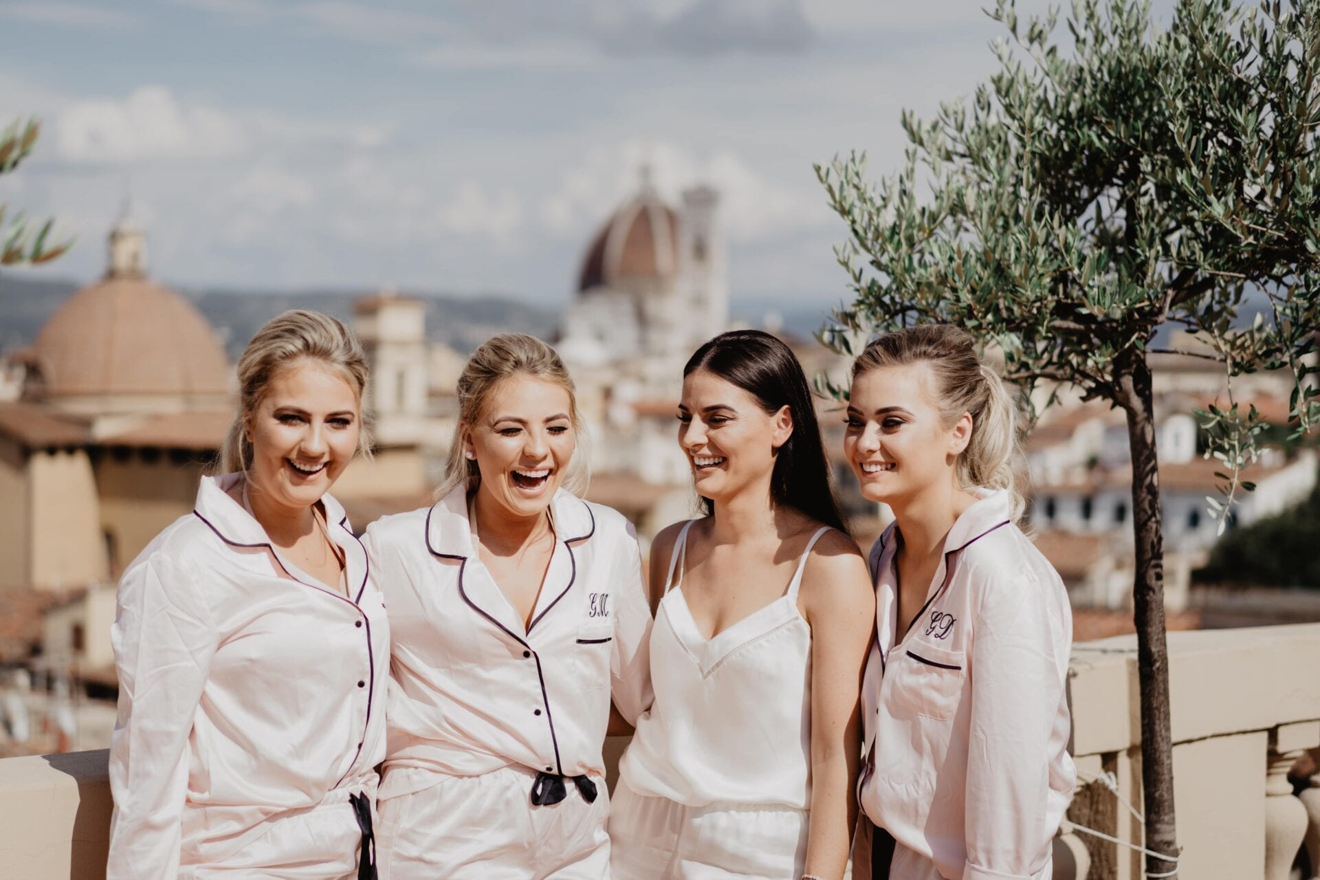 sposa e damigelle a firenze