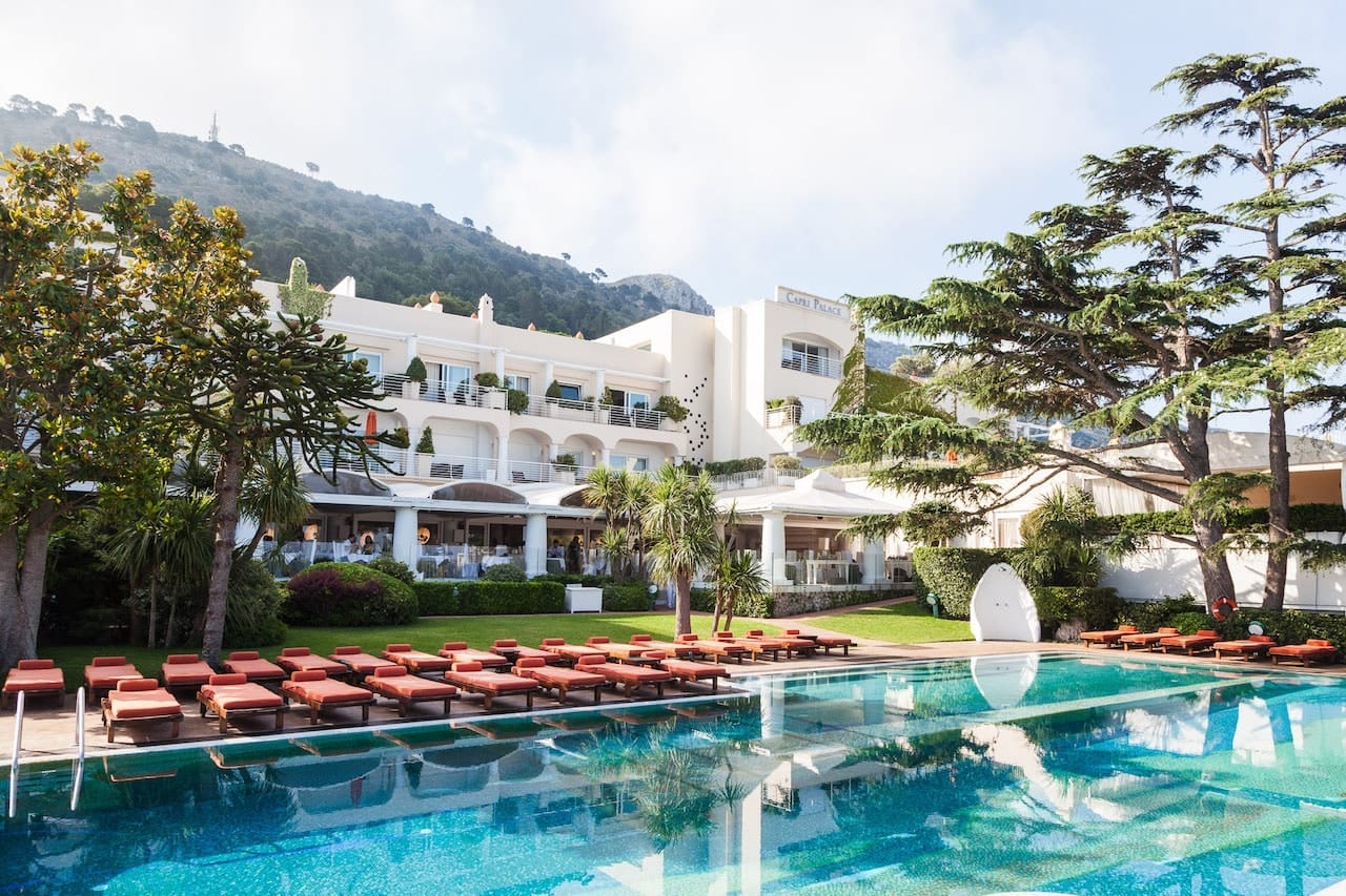 pool at Capri Palace