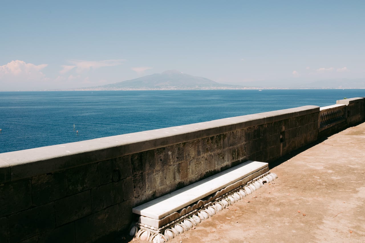 terrazza di Villa Astor in Costiera Amalfitana