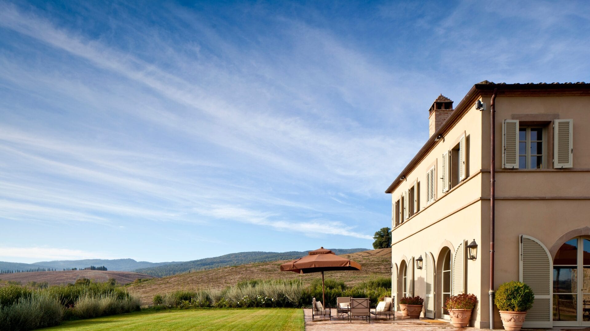 Una delle ville esclusive per matrimoni a Castiglion del Bosco in Val d'Orcia - Toscana