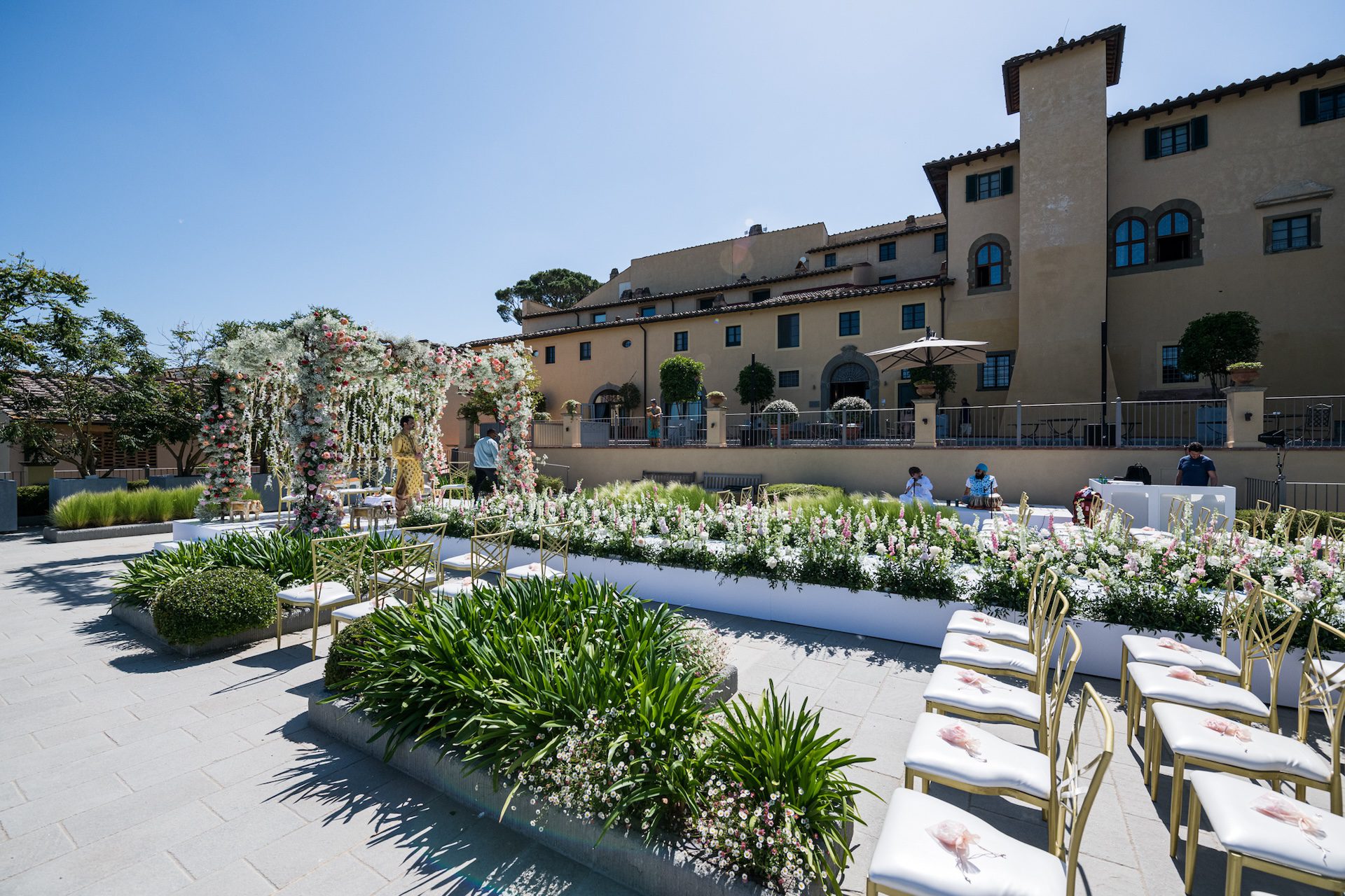 Scorcio di Castello del Nero, location per matrimoni in Toscana