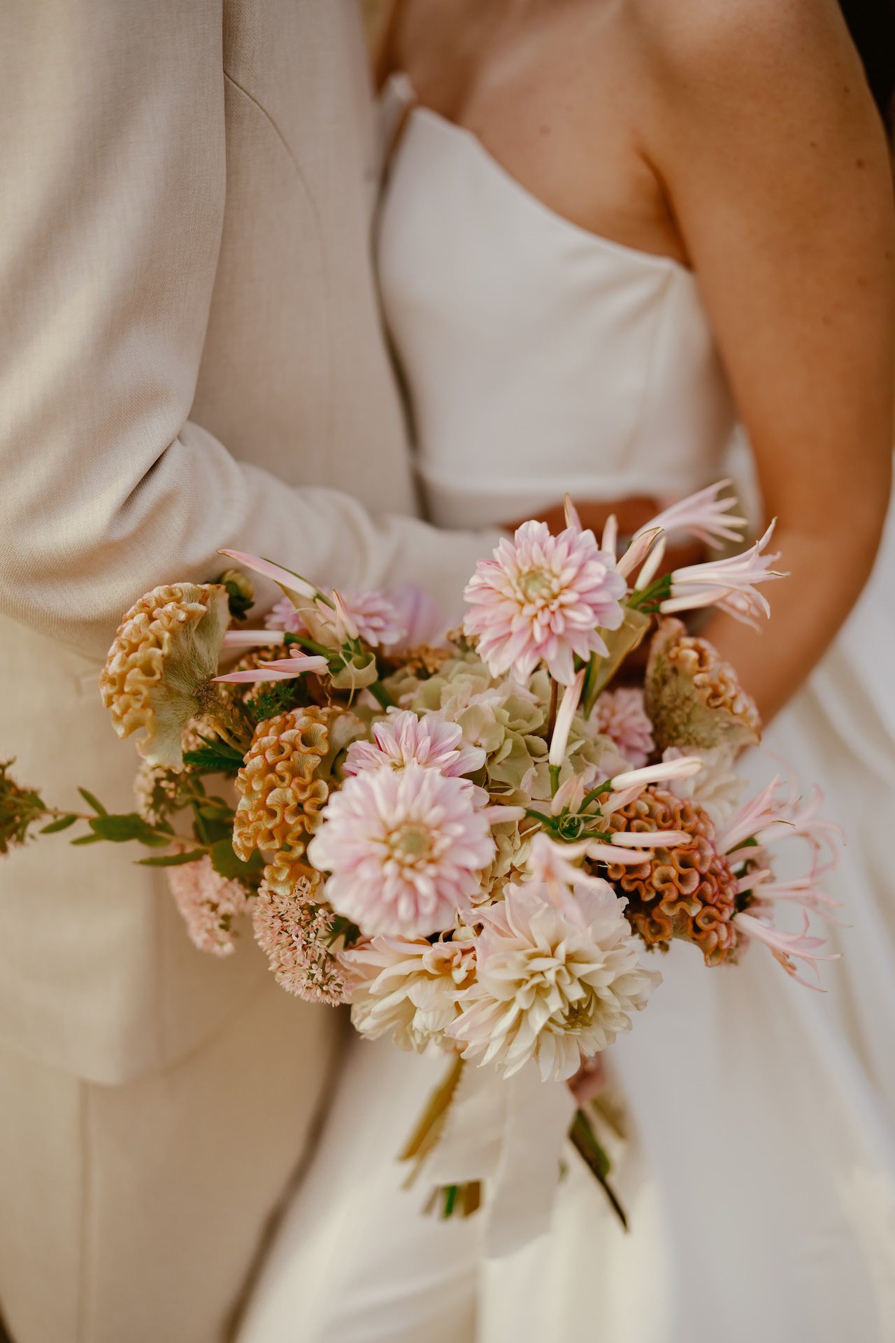 Bouquet rosa di Irene Colzi in Val d'Orcia