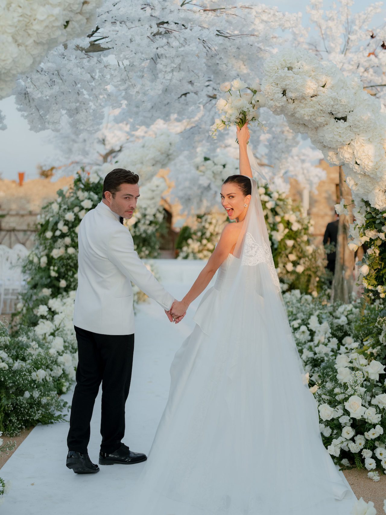Ed Westwick e Amy Jackson a Castello di Rocca Cilento