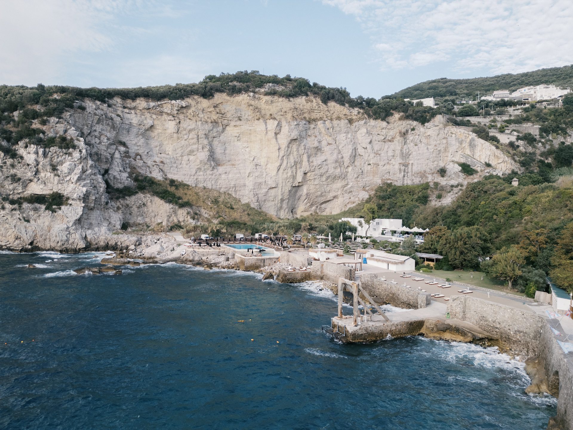 Vista della Costiera Amalfitana dall'alto